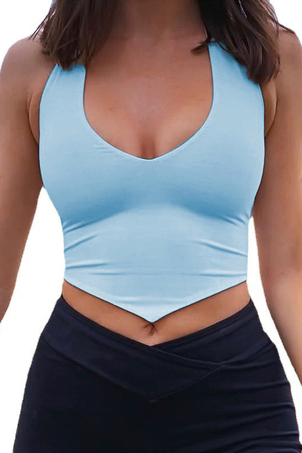 On My Mind Lace-Up Halter Top