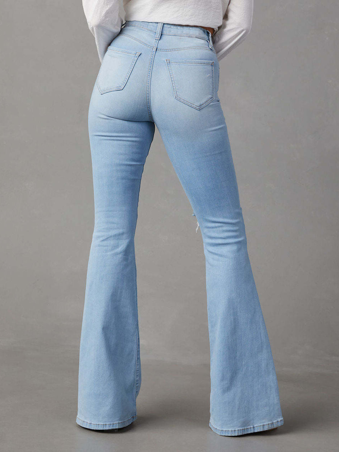 Jessie Distressed Bootcut Jeans