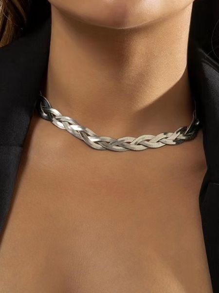 Simple Three-Layer Woven Necklace HEDTT7WTY7