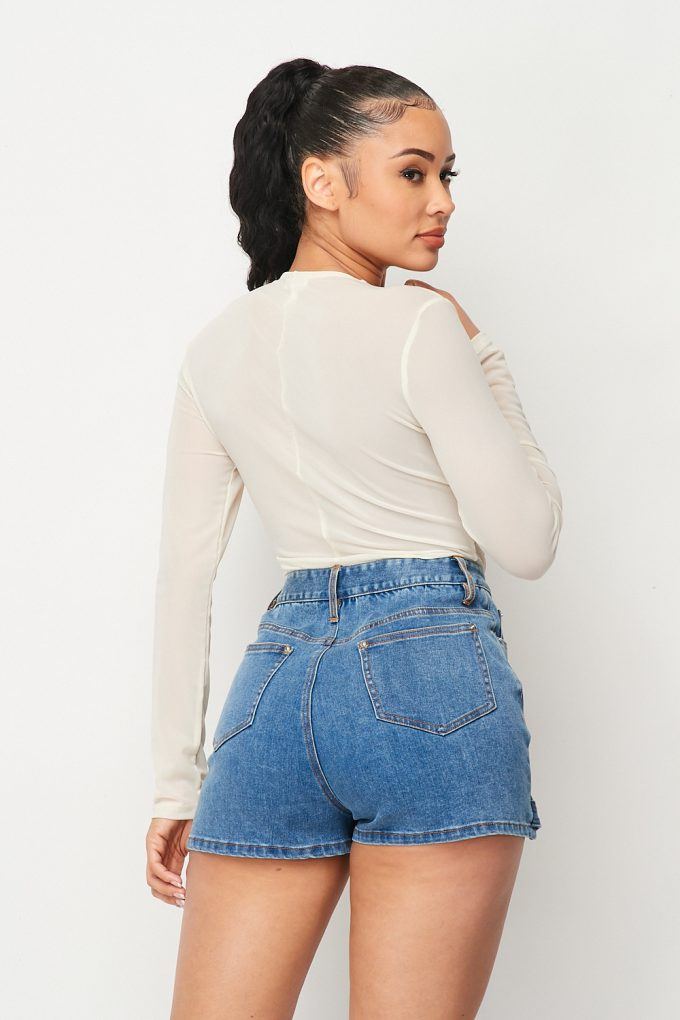 Sweetest Touch Deep V Neck Bodysuit