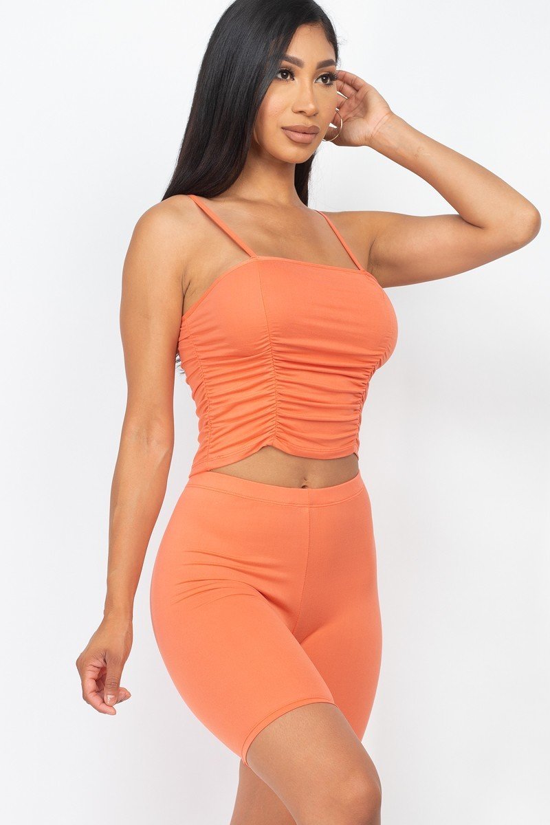 Melanie Ruched Short Set