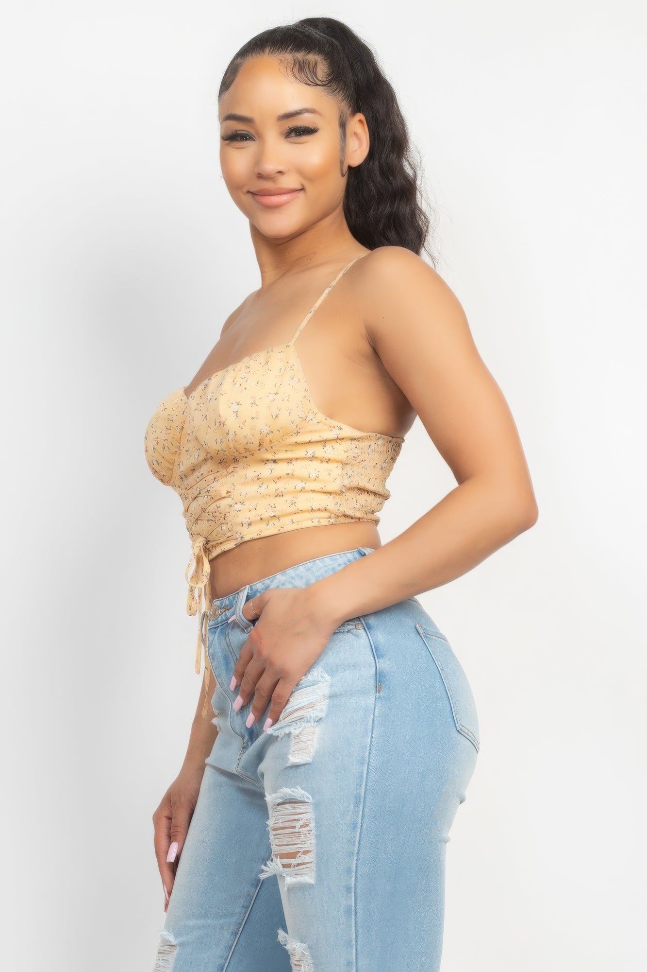 Picnic Date Front Tie Top