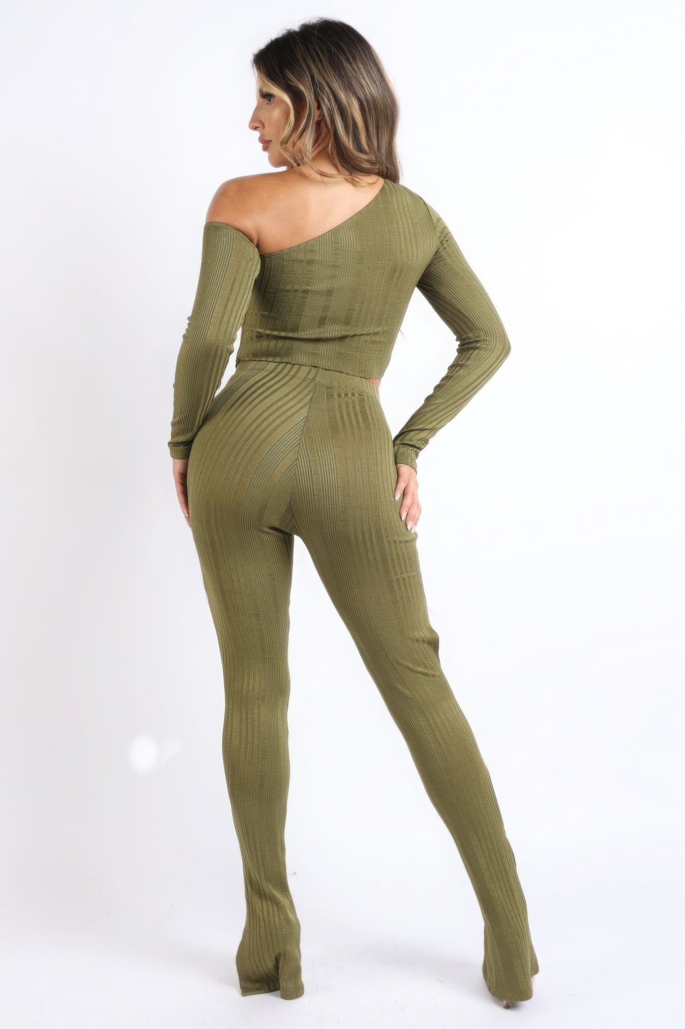 Simple Addiction Cutout Ribbed Set
