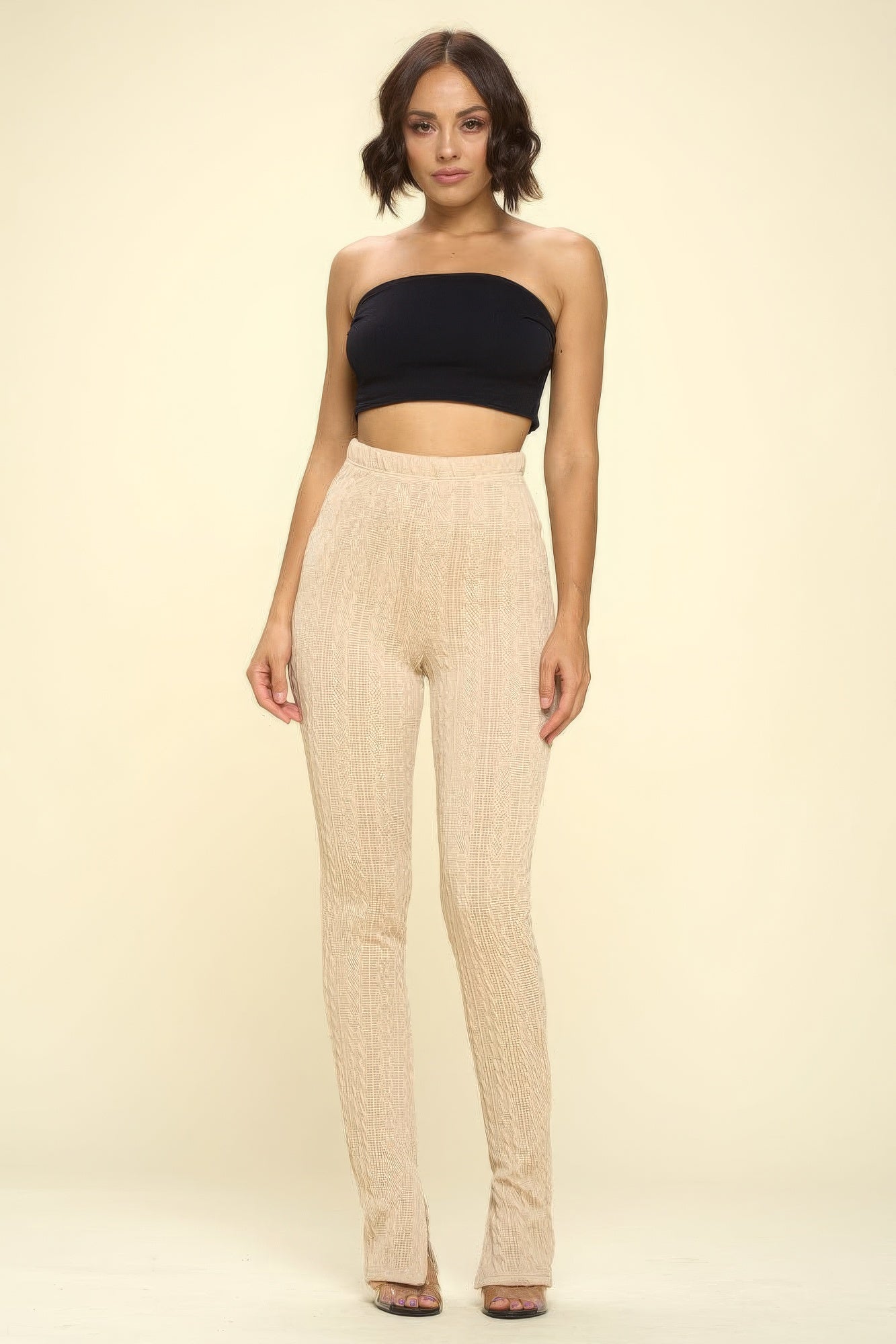 Find Another Like Me Knit High Rise Leggings