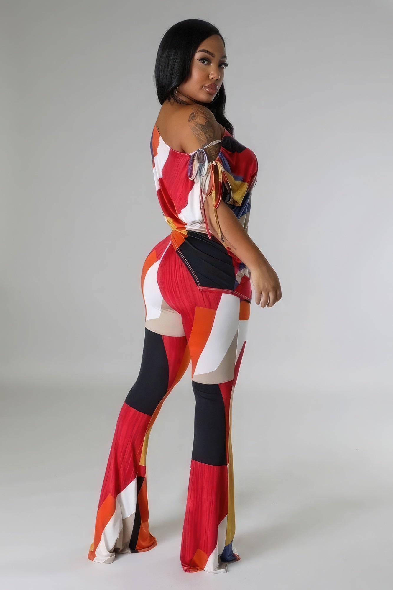 Mya Off Shoulder Two-piece Set