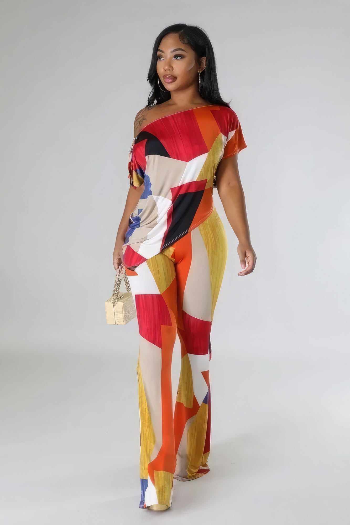 Mya Off Shoulder Two-piece Set