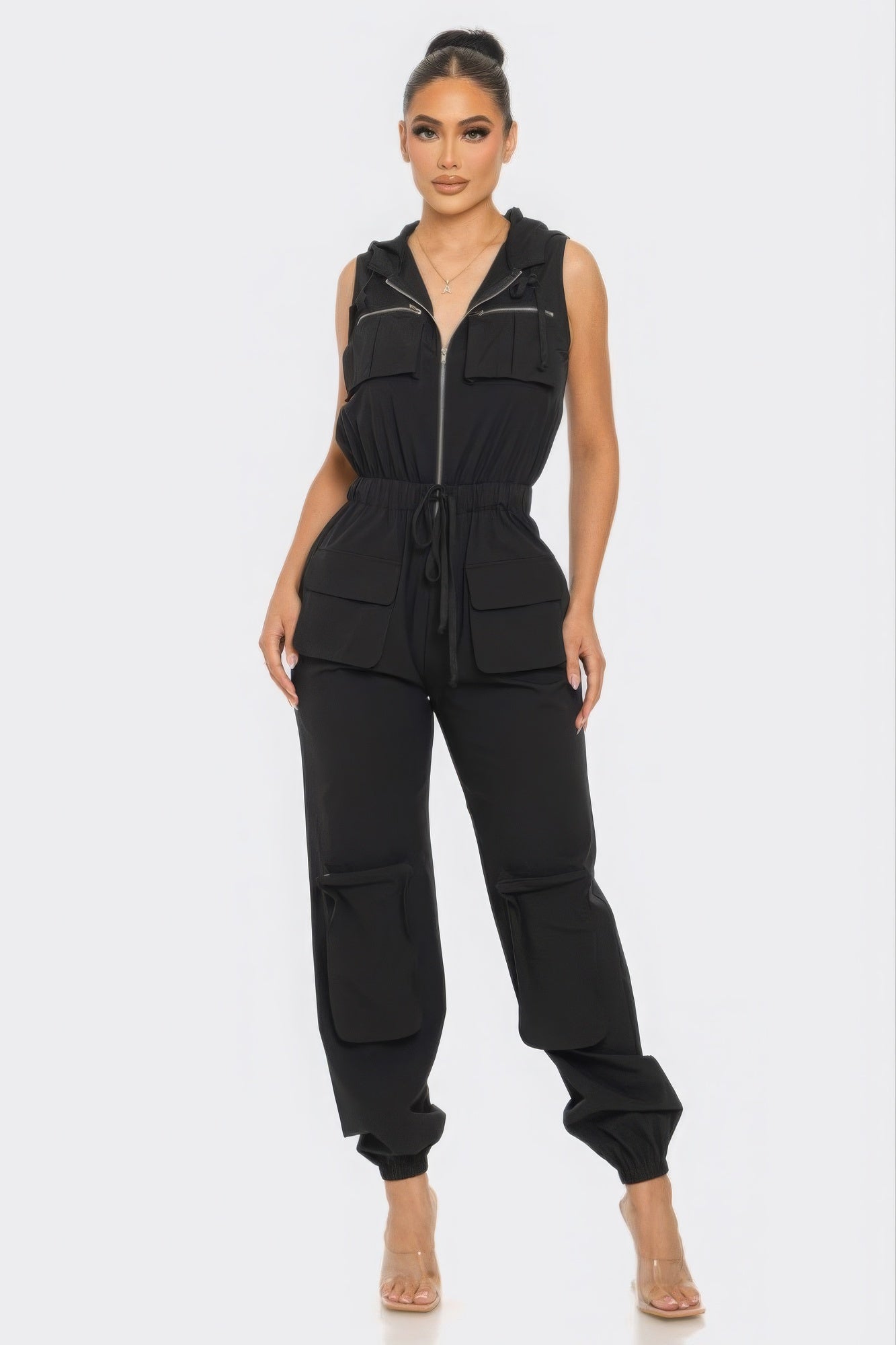 Half Of Me Cargo Jumpsuit