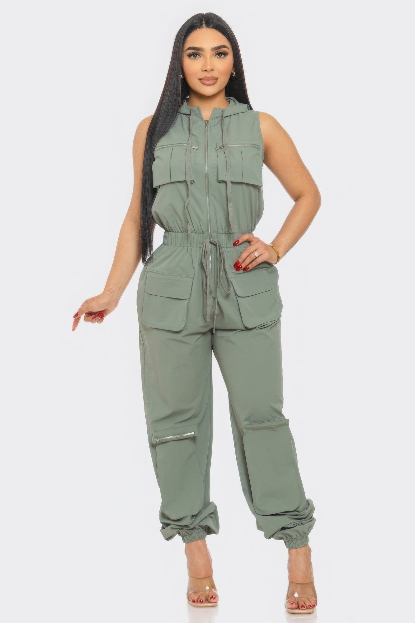 Half Of Me Cargo Jumpsuit