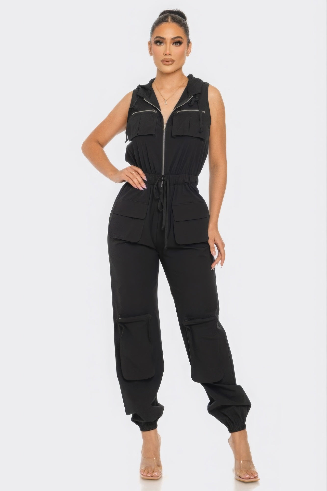 Half Of Me Cargo Jumpsuit