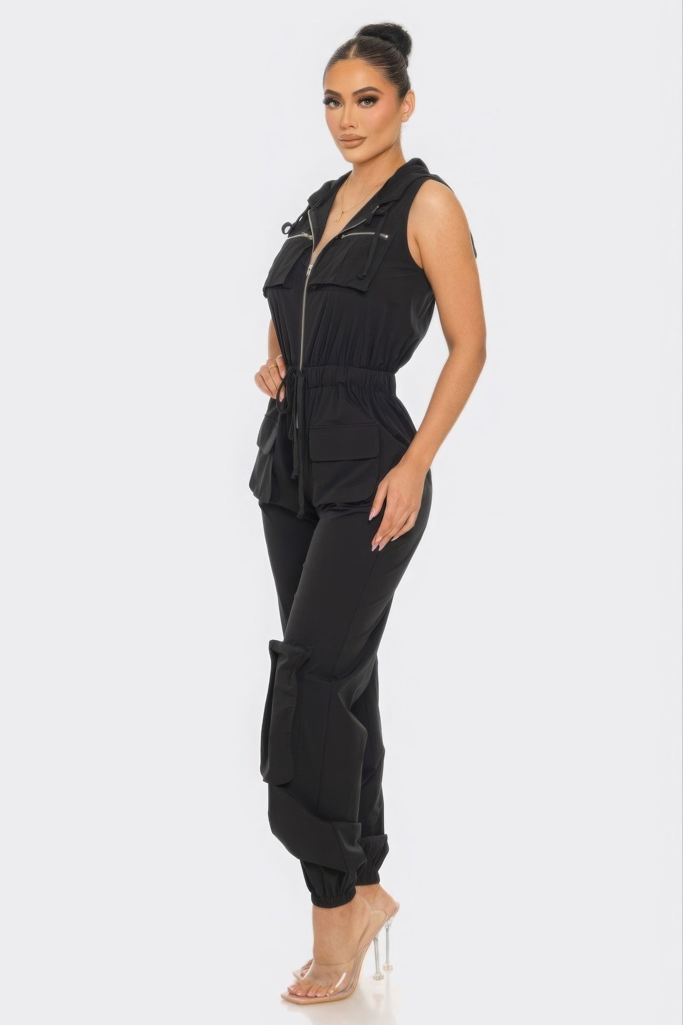 Half Of Me Cargo Jumpsuit