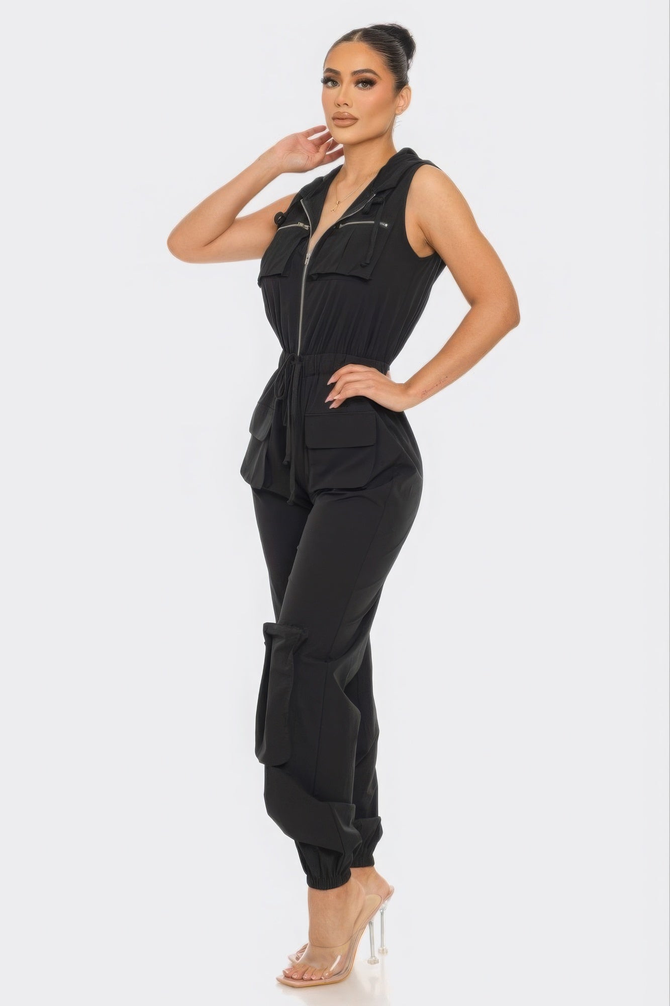 Half Of Me Cargo Jumpsuit