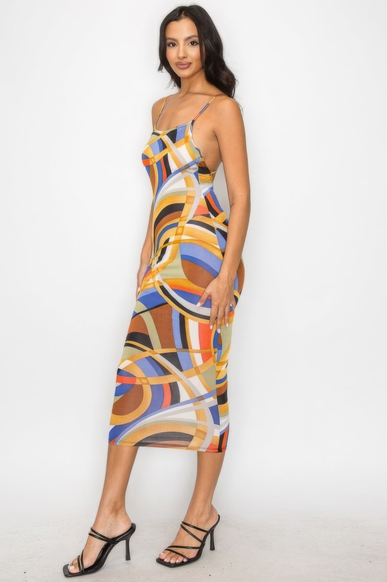 Work Of Art Midi Dress