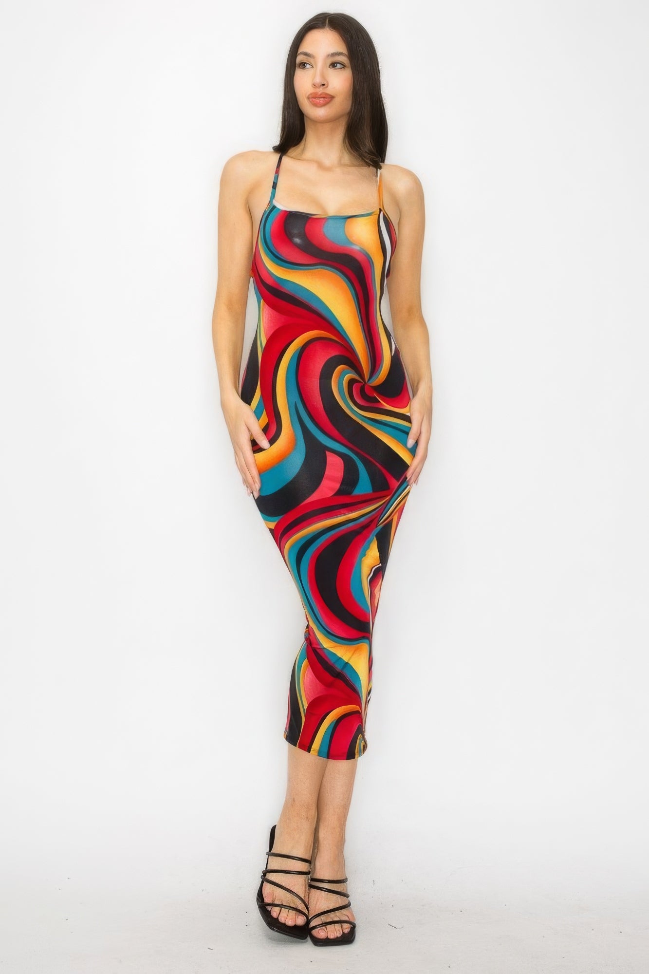 Work Of Art Midi Dress