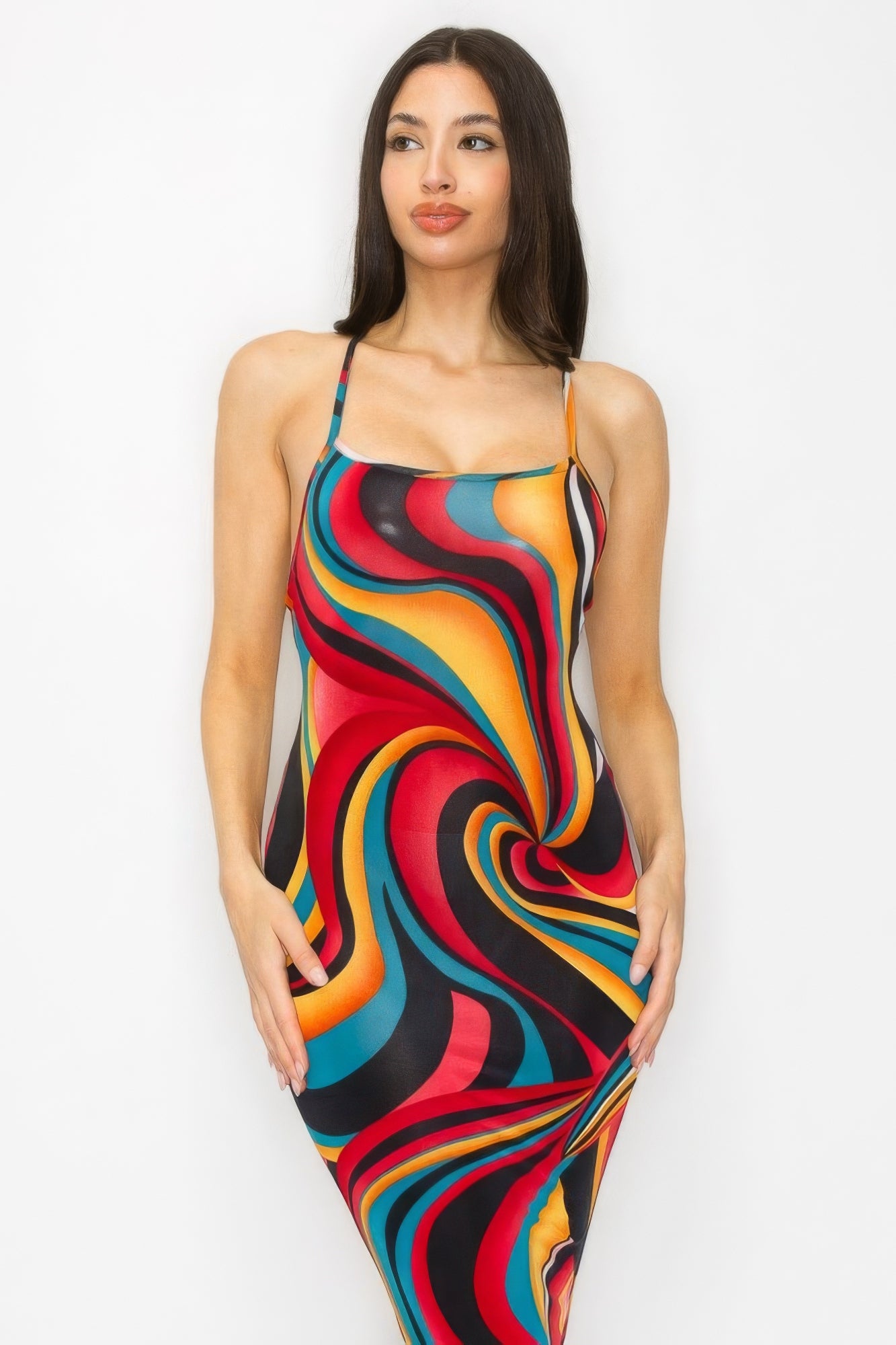 Work Of Art Midi Dress