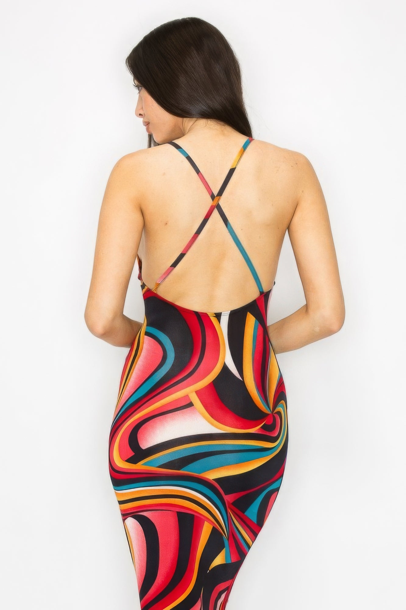 Work Of Art Midi Dress