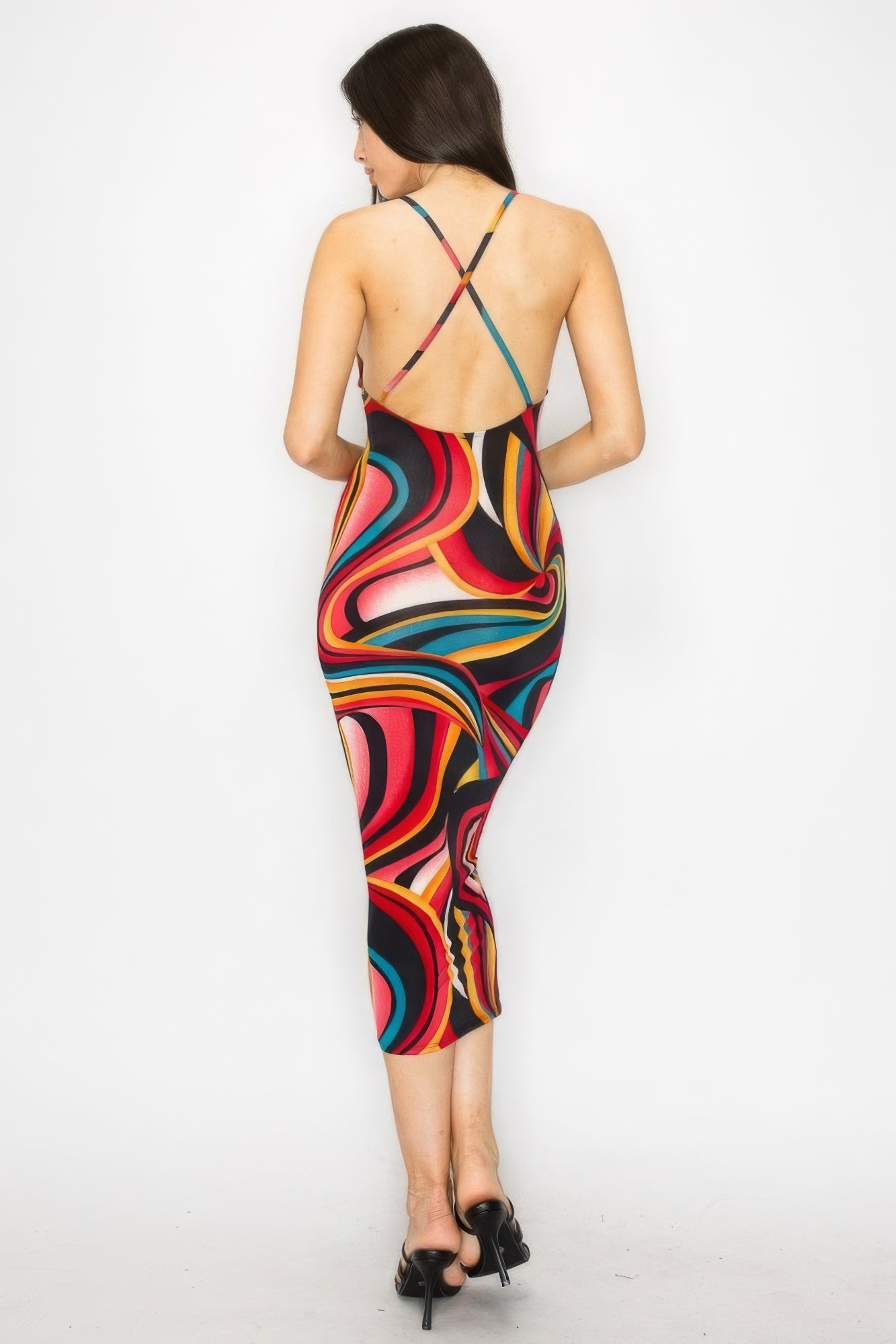 Work Of Art Midi Dress