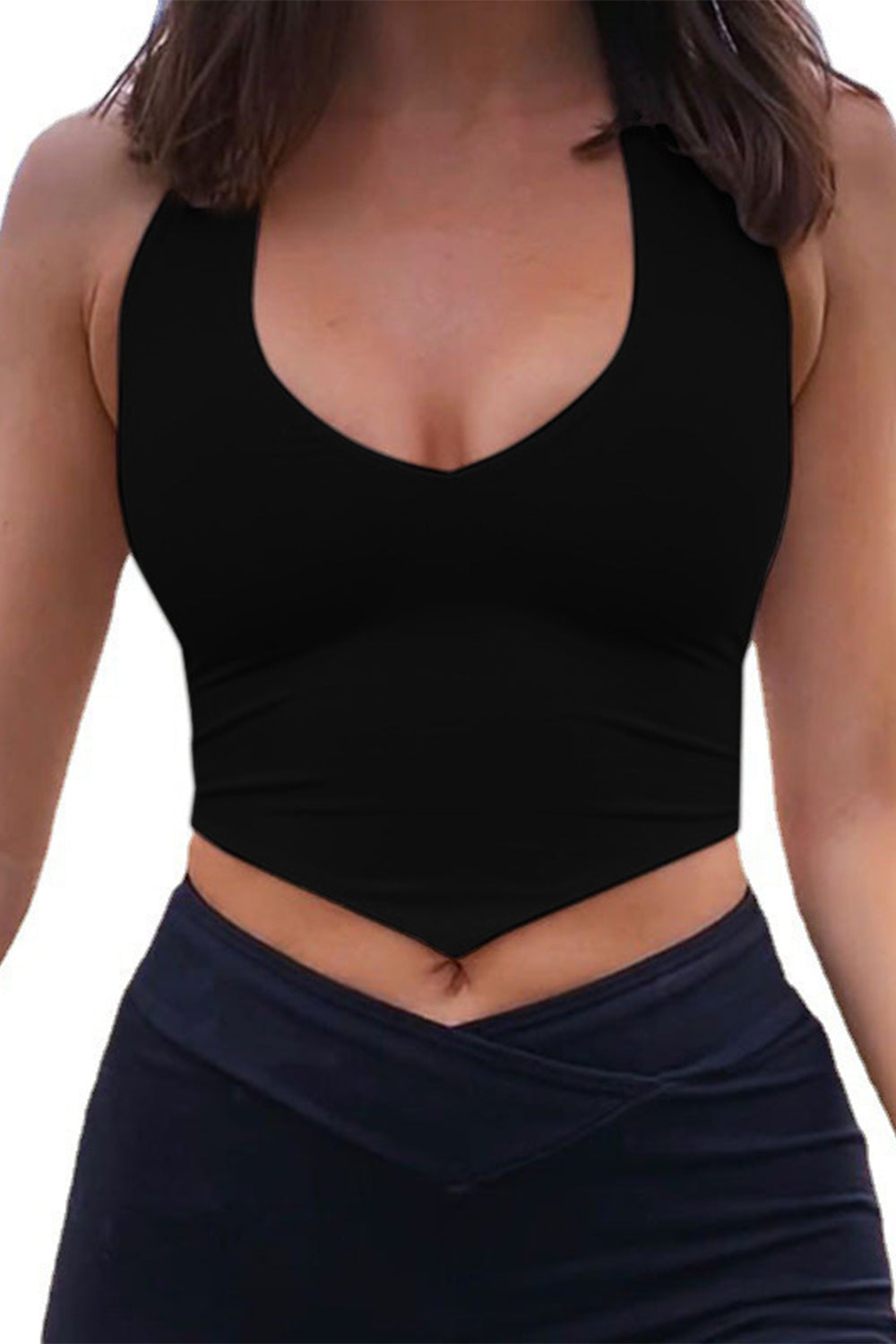 On My Mind Lace-Up Halter Top