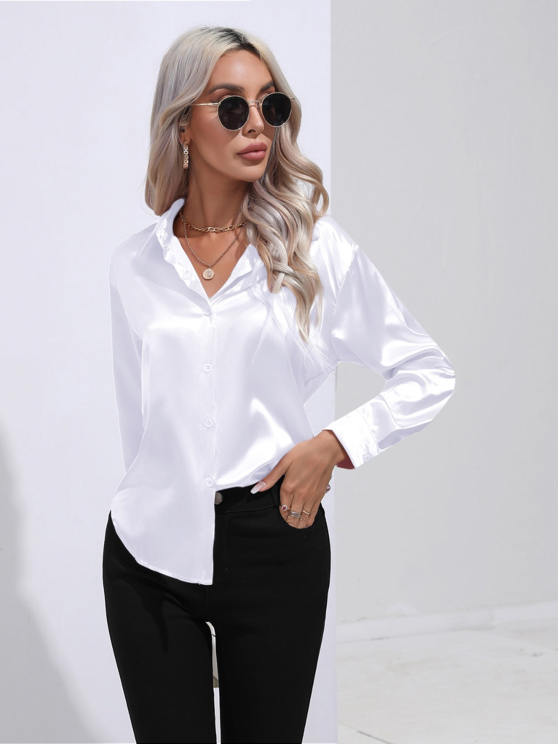 Seriouz Business Satin Shirt