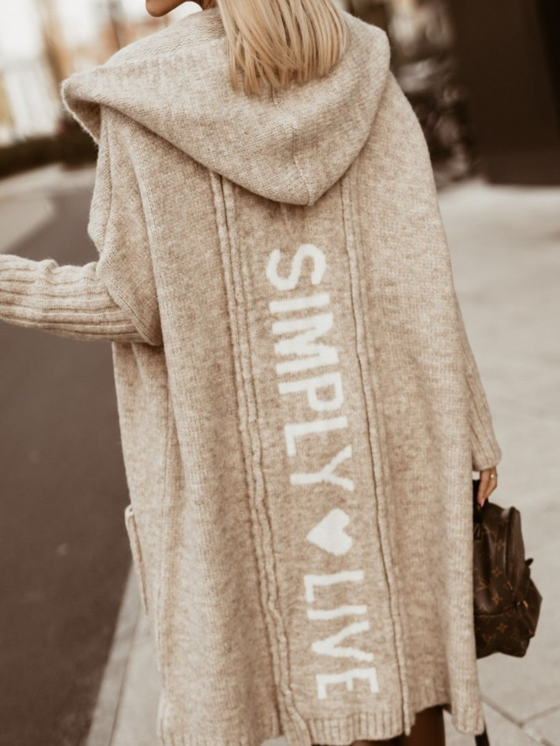 Simply Live Hooded Cardigan