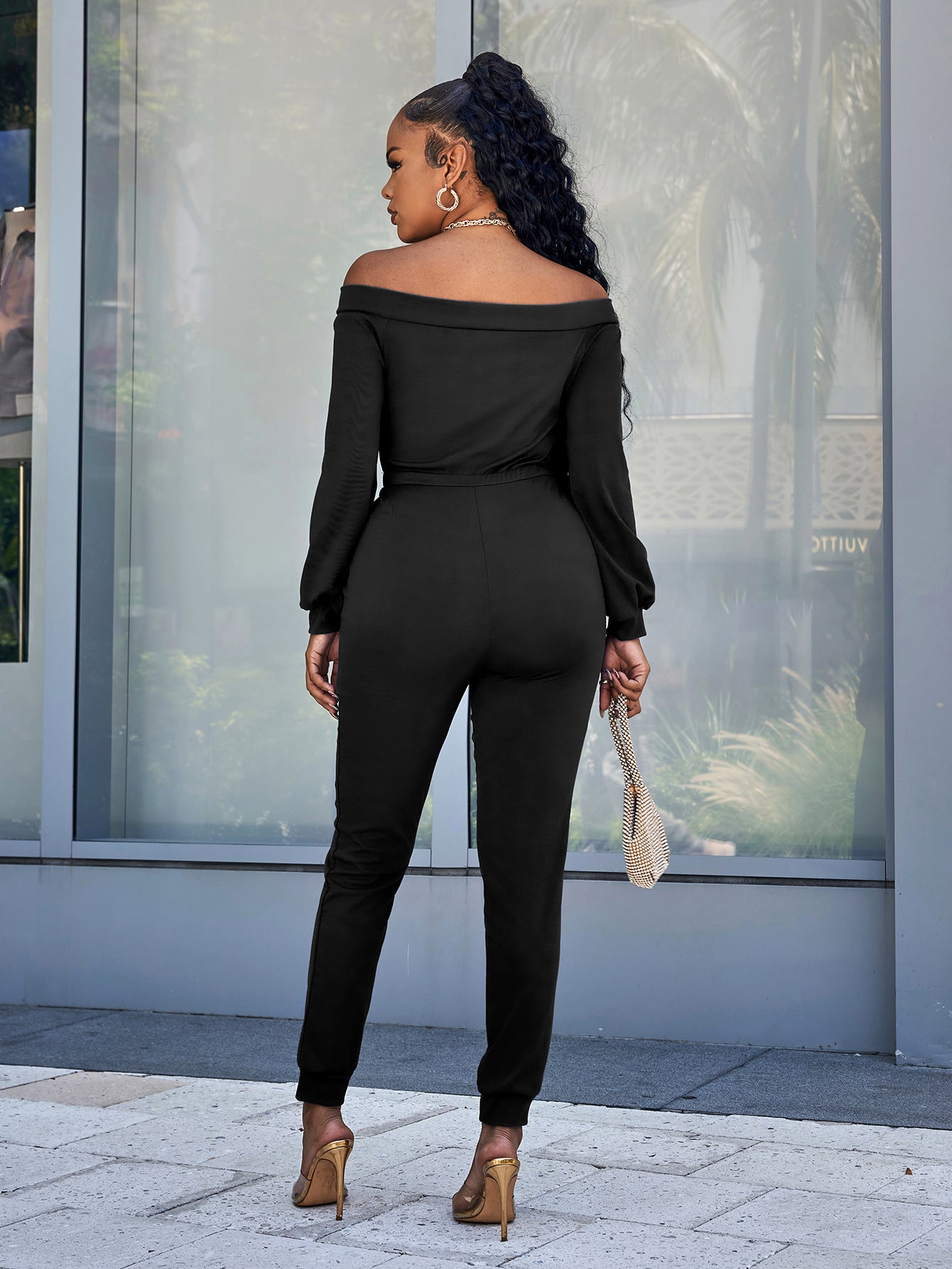No Surprise Long Sleeve Jumpsuit