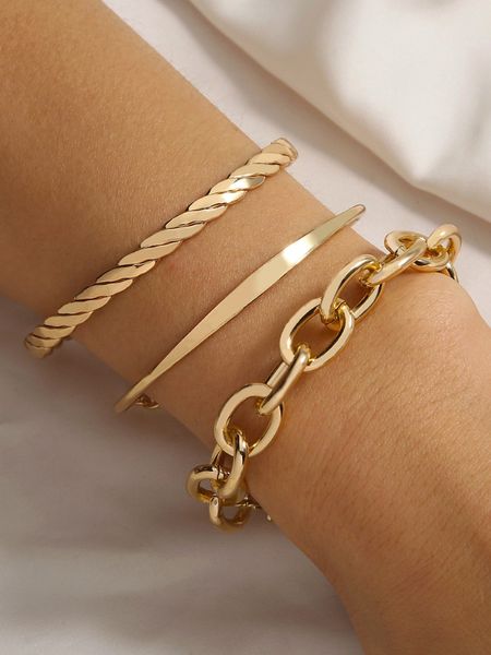 Thick Chain Multi-Layer Bracelet HFLWXSZRQ9